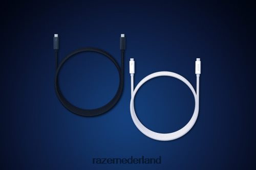 pc-component Razer bliksemschicht 4 kabel wit 68P0PB22