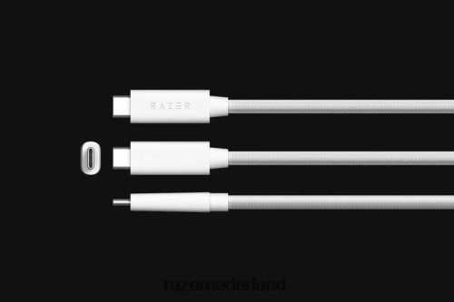 pc-component Razer bliksemschicht 4 kabel wit 68P0PB24