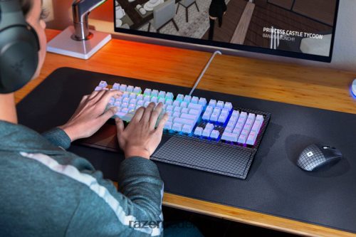 toetsenbord Razer blackwidow v3 - groene schakelaar - ons - roblox-editie wit 68P0PB59