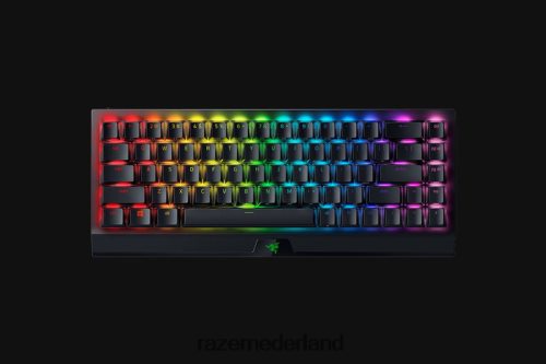 toetsenbord Razer blackwidow v3 mini hyperspeed - fantoomeditie - gele schakelaar - us zwart 68P0PB64