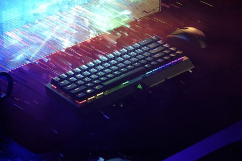 toetsenbord Razer blackwidow v3 mini hyperspeed - gele schakelaar - ons zwart 68P0PB63