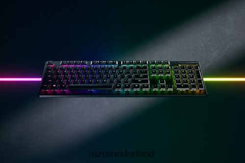 toetsenbord Razer deathstalker v2 pro - lineaire optische schakelaar - ons zwart 68P0PB65
