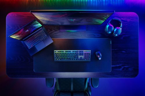 toetsenbord Razer deathstalker v2 pro - lineaire optische schakelaar - ons zwart 68P0PB65