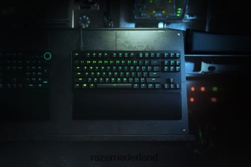 toetsenbord Razer huntsman v2 tenkeyless - klikbare optische schakelaar - ons zwart 68P0PB71
