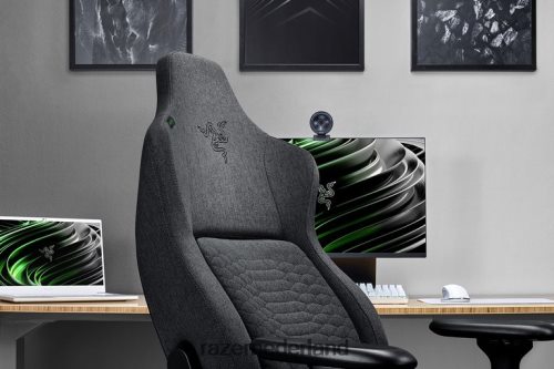 gaming stoel Razer iskur - donkergrijze stof één kleur 68P0PB137