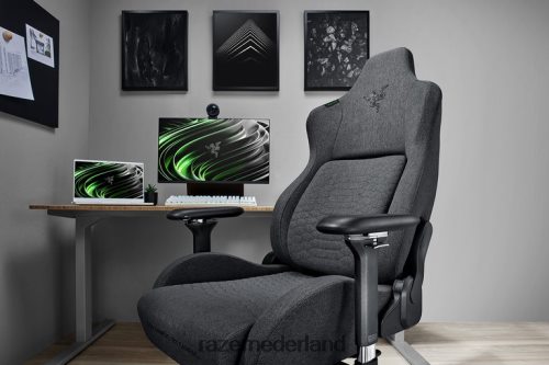 gaming stoel Razer iskur - donkergrijze stof één kleur 68P0PB137
