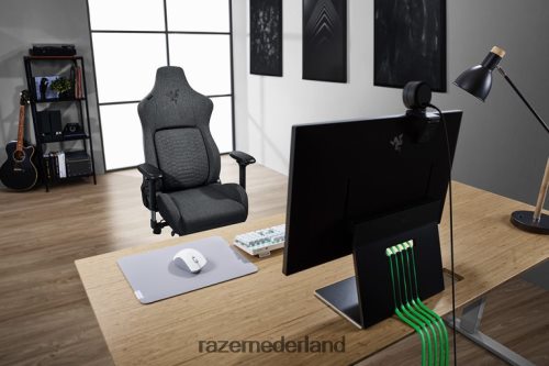 gaming stoel Razer iskur - donkergrijze stof één kleur 68P0PB137