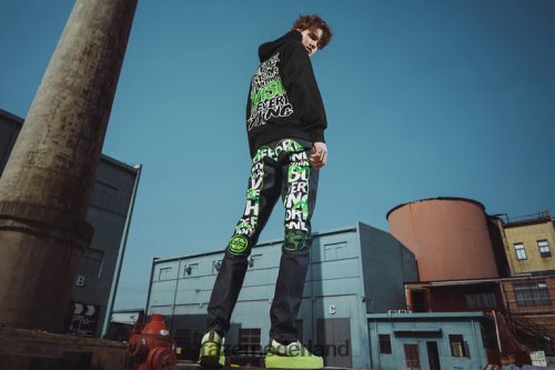 kleding Razer evisu daicock-print met borduursel carrot-fit jeans #2017 één kleur 68P0PB192