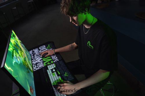 kleding Razer evisu daicock-print t-shirt één kleur 68P0PB191