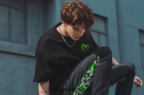 kleding Razer evisu daicock-print t-shirt één kleur 68P0PB191