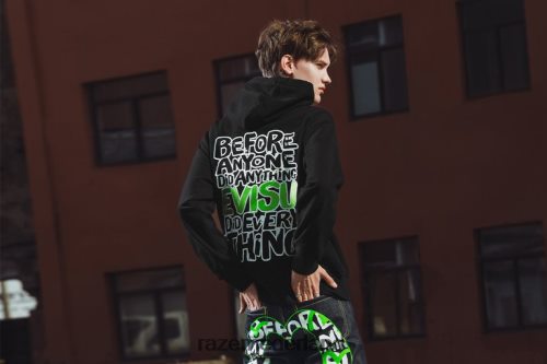 kleding Razer evisu godheid hoodie één kleur 68P0PB193
